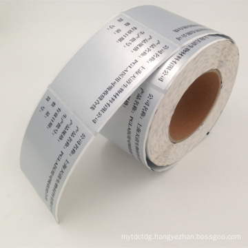 factory price polypropylene self adhesive inkjet label roll